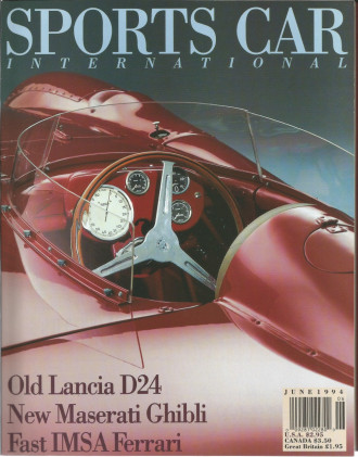 SPORTS CAR INTERNATIONAL 1994 JUNE - GHIBLI, IMSA FERRARI, SUPERCAR DESIGNING